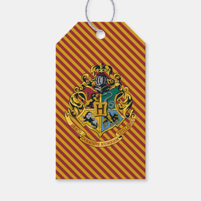 Etiqueta Para Presente Harry Potter | Aniversário de Hogwarts (Frente)