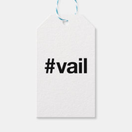 Etiqueta Para Presente Hashtag do VAIL