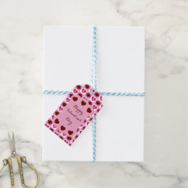 Etiqueta Para Presente Hearts and Kisses Gift Tag