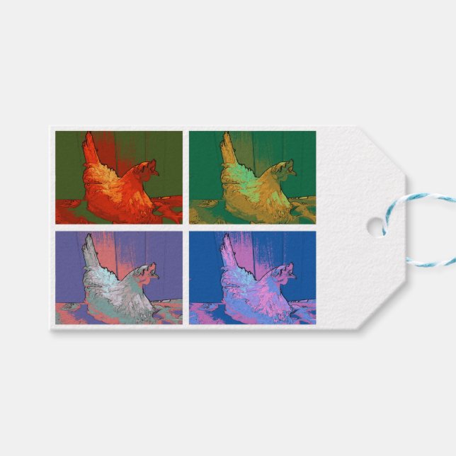 Etiqueta Para Presente Hen (Frente (horizontal))