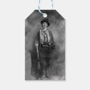 Etiqueta Para Presente Henry McCarty, Billy o Menino Fora da Lei do Velho