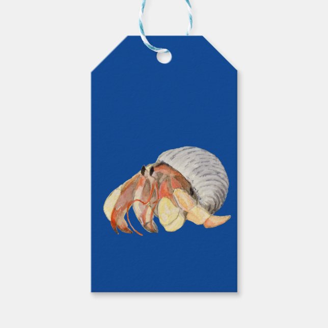 Etiqueta Para Presente Hermit Crab (Frente)