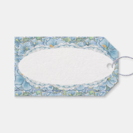 Etiqueta Para Presente Hibiscus & lace TURQUOISE