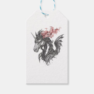 Etiqueta Para Presente Híbrido de Unicórnio Dragão de Fogo (1)