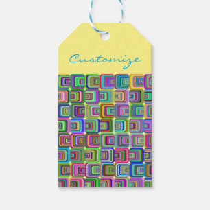 Etiqueta Para Presente Hippie-estilo psicadélico Groovy Thunder_Cove