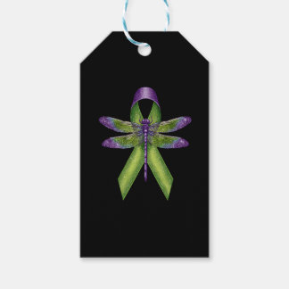 Etiqueta Para Presente Hippie Libélula Fita Verde Paralisia Cerebral Cons