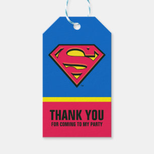 Etiqueta Para Presente HISTÓRIAS EM QUADRINHOS DC   Superman   Logotipo 