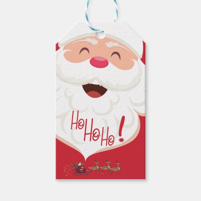 Etiqueta Para Presente hoho de natal (Frente)