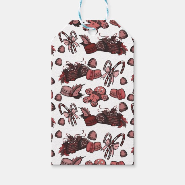 Etiqueta Para Presente Holiday Sweets- Peppermint (Solid) (Frente)