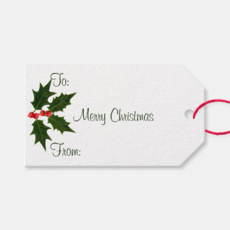 Etiqueta Para Presente Holly Felly Natal Gift Tags Enclosure