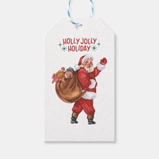 Etiqueta Para Presente Holly Jolly Christmas