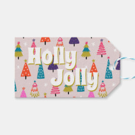 Etiqueta Para Presente Holly Jolly Gift Tag