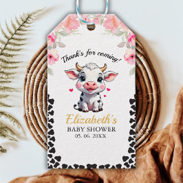 Etiqueta Para Presente Holy Cow , Cute Cow Baby shower 