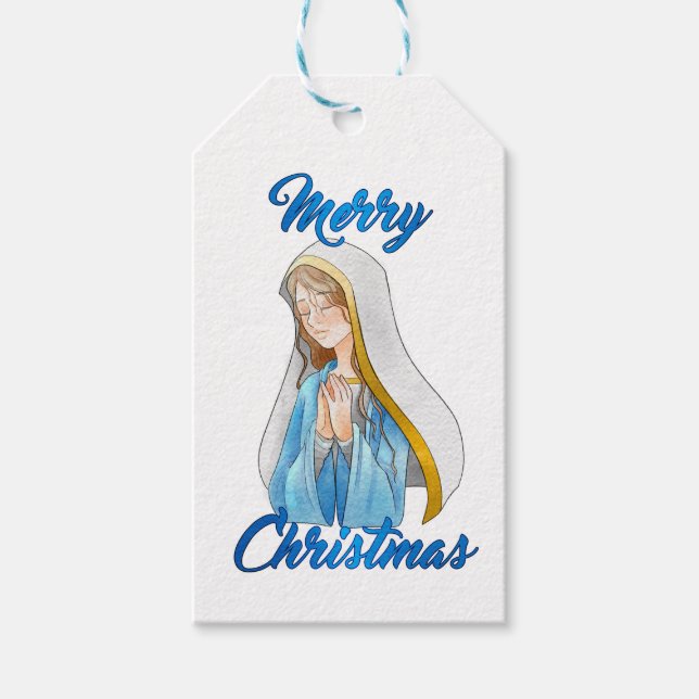 Etiqueta Para Presente Holymary (Frente)