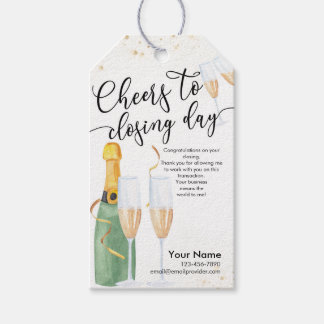 Etiqueta Para Presente Home Closing Gift Tag