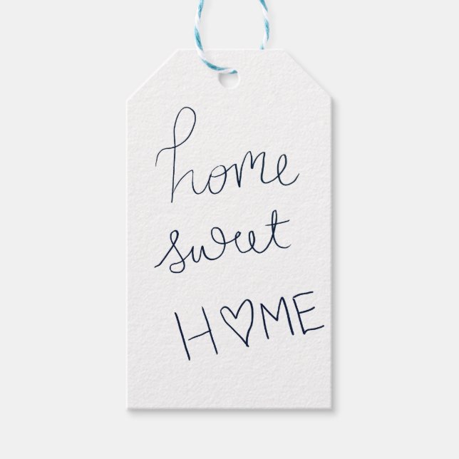 Etiqueta Para Presente Home Sweet Home (Frente)