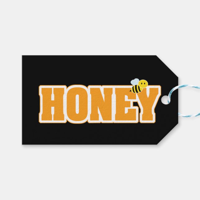 ETIQUETA PARA PRESENTE HONEY BEE (Frente (horizontal))