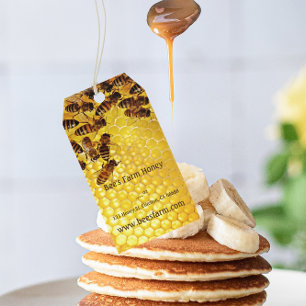 Etiqueta Para Presente Honey Beer Honey Beekeeper Apiarist Personalizado