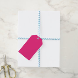 Etiqueta Para Presente Hot Pink Wedding | Bold Solid Color Invite