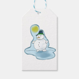 Etiqueta Para Presente Hot Snowman
