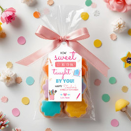 Etiqueta Para Presente How Sweet It Is Teacher Appreciation Gift Tags