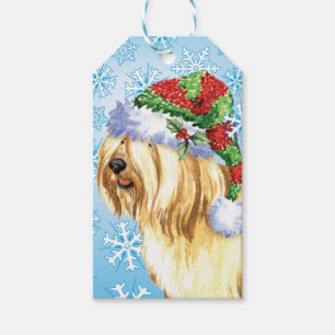 Etiqueta Para Presente Howlidays feliz Terrier tibetano