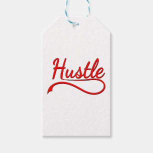 Etiqueta Para Presente Hustle Typografia Art
