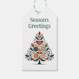 Etiqueta Para Presente Hygge personalizável Natal minimalista