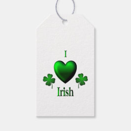Etiqueta Para Presente I Heart Irish