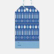 Ícones Festivos de Dreidel Hanukkah Feriado Azul D