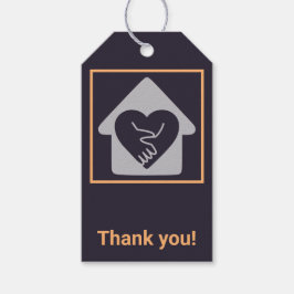 Etiqueta Para Presente Idosos do Home Care Personalizado Obrigado