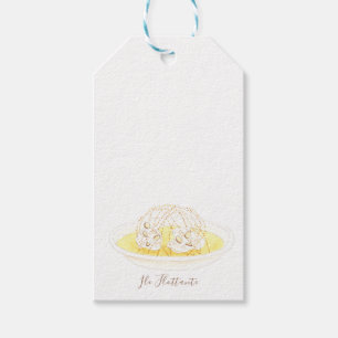 Etiqueta Para Presente Ile Flottante watercolor