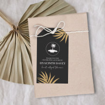 Ilha da Jamaica Birthday Gift Tag