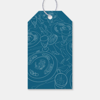 Etiqueta Para Presente Illustrated Brunch Gift Tag