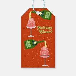 Etiqueta Para Presente Ilustração da celebração de feriados: saudação de