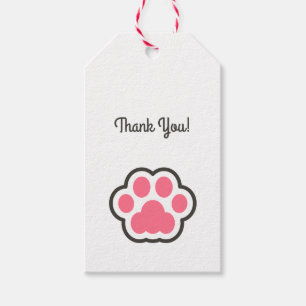 Etiqueta Para Presente Ilustração de Gatinho em gráfico