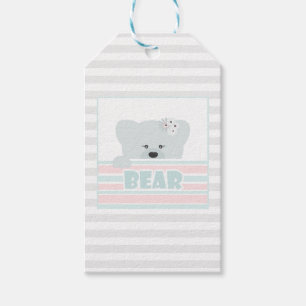 Etiqueta Para Presente Ilustração de ursinho infantil impressão infant