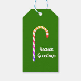 Etiqueta Para Presente Imagem de Cane de Coloração Multicolorido com Etiq