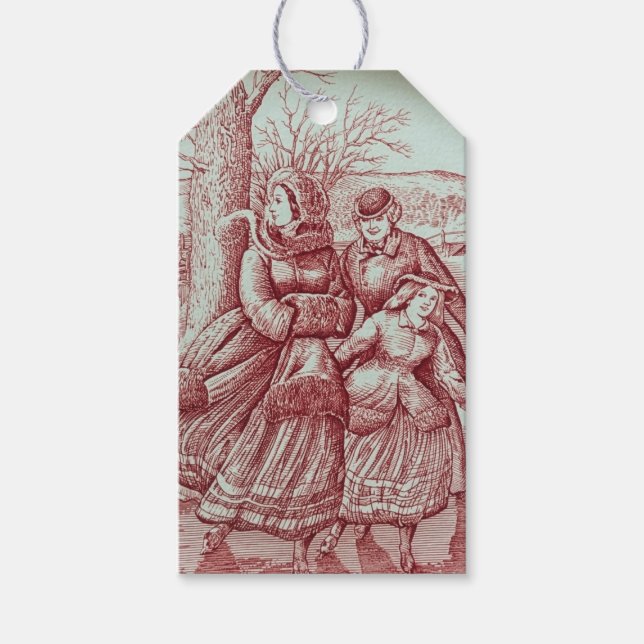 Etiqueta Para Presente Imagem de Natal Edição Limitada Spode (Frente)