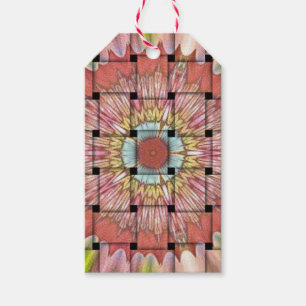 Etiqueta Para Presente Impressão de Arte Inspirada Africano - Design de T