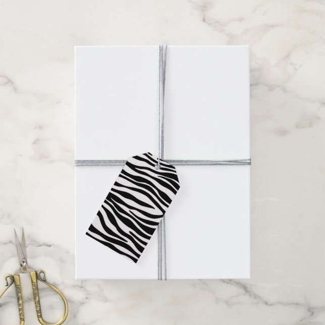 Etiqueta Para Presente Impressão Zebra (Com cordão)