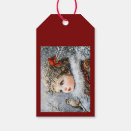 Etiqueta Para Presente Infância de inverno