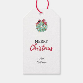 Etiqueta Para Presente Inserir Etiqueta de Favorito de Presente de Natal 