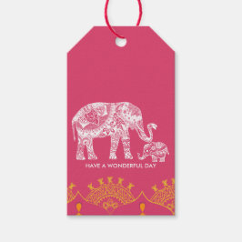 Etiqueta Para Presente Inspiração Indiana