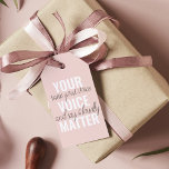 Etiqueta Para Presente Inspiração na Citação de Motivação da Sua Matéria<br><div class="desc">Inspiração na Citação de Motivação da Sua Matéria de Voz</div>