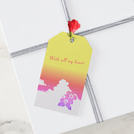 Etiqueta Para Presente Ipanema Sunset Hibiscus & Summer Clouds