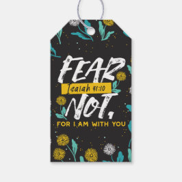 Etiqueta Para Presente Isaiah 41:10 - Medo não-Bíblia inspiracional Verse
