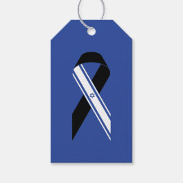 Etiqueta Para Presente Israel banha memorial da fita negra Hanukkah azul