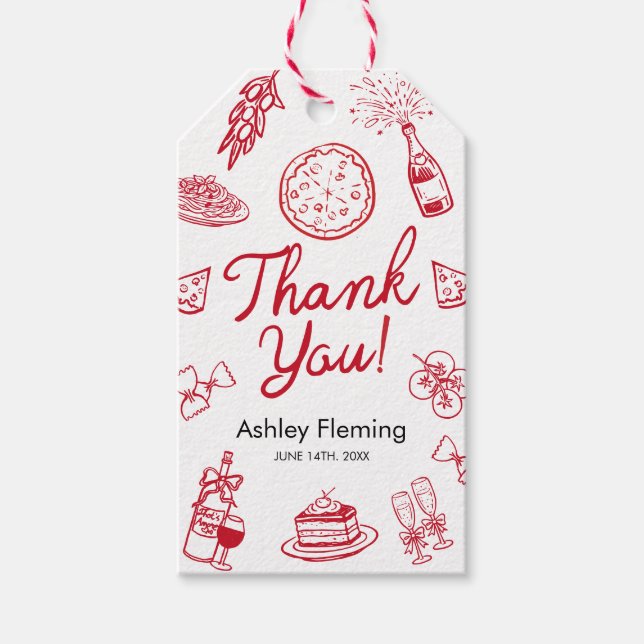 Etiqueta Para Presente Isso É Amor Obrigado (Frente)