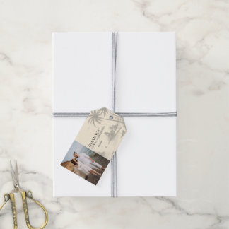 Etiqueta Para Presente Ivory Cancun Wedding Photo